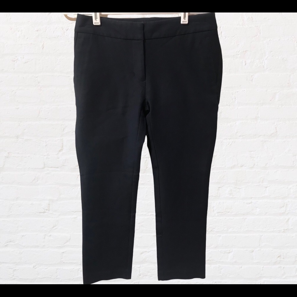 Ann Taylor Factory Navy Blue Signature Cropped Ankle Pant. Sz 0.